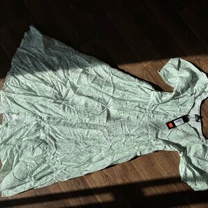 Mikarose Light Green Midi Dress